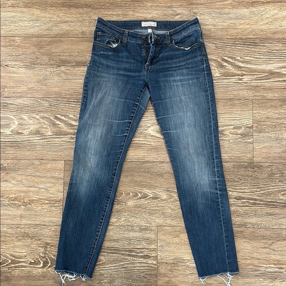 Banana Republic Women's 27 / 4 Skinny Fit Jeans Frayed Hem - Picture 1 of 9